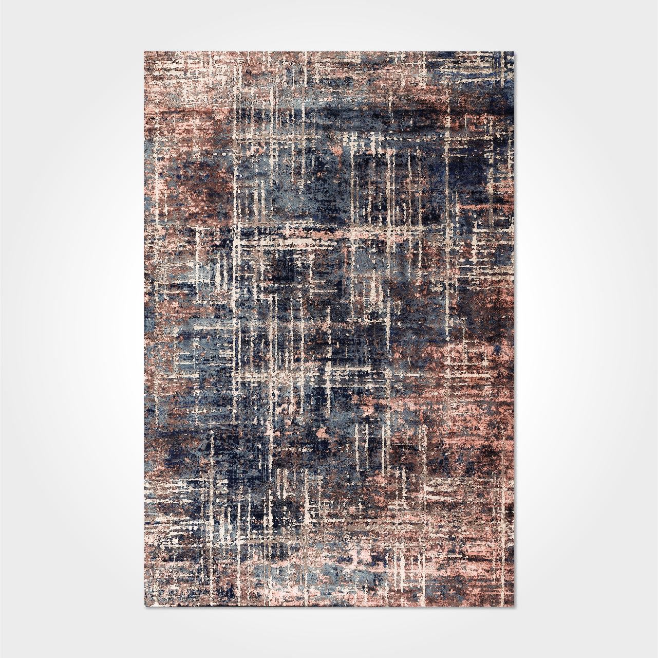 Lacivert Bakır Modern Kilim - DK81200