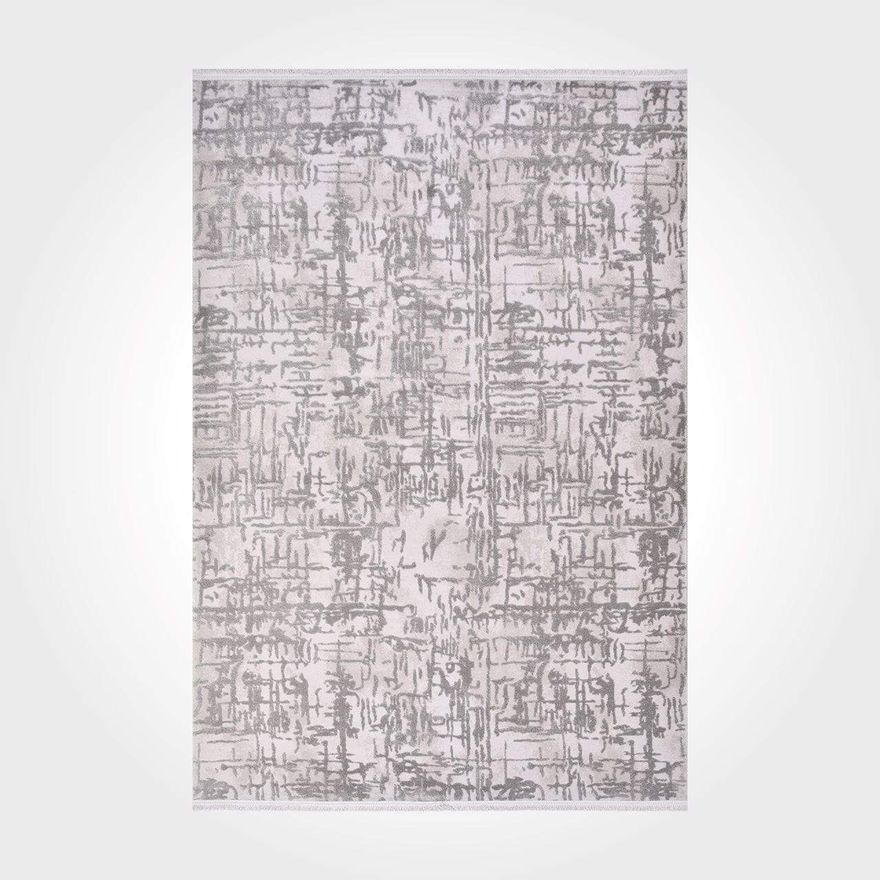 Gri Çizgili Modern Halı - DK914666