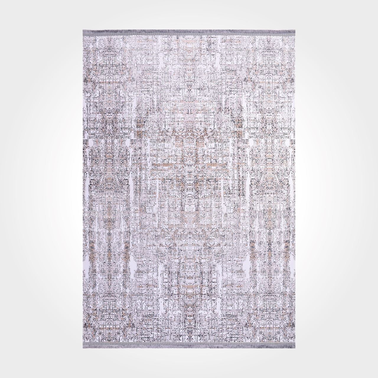 Kahve Gri Modern Halı - DK917005