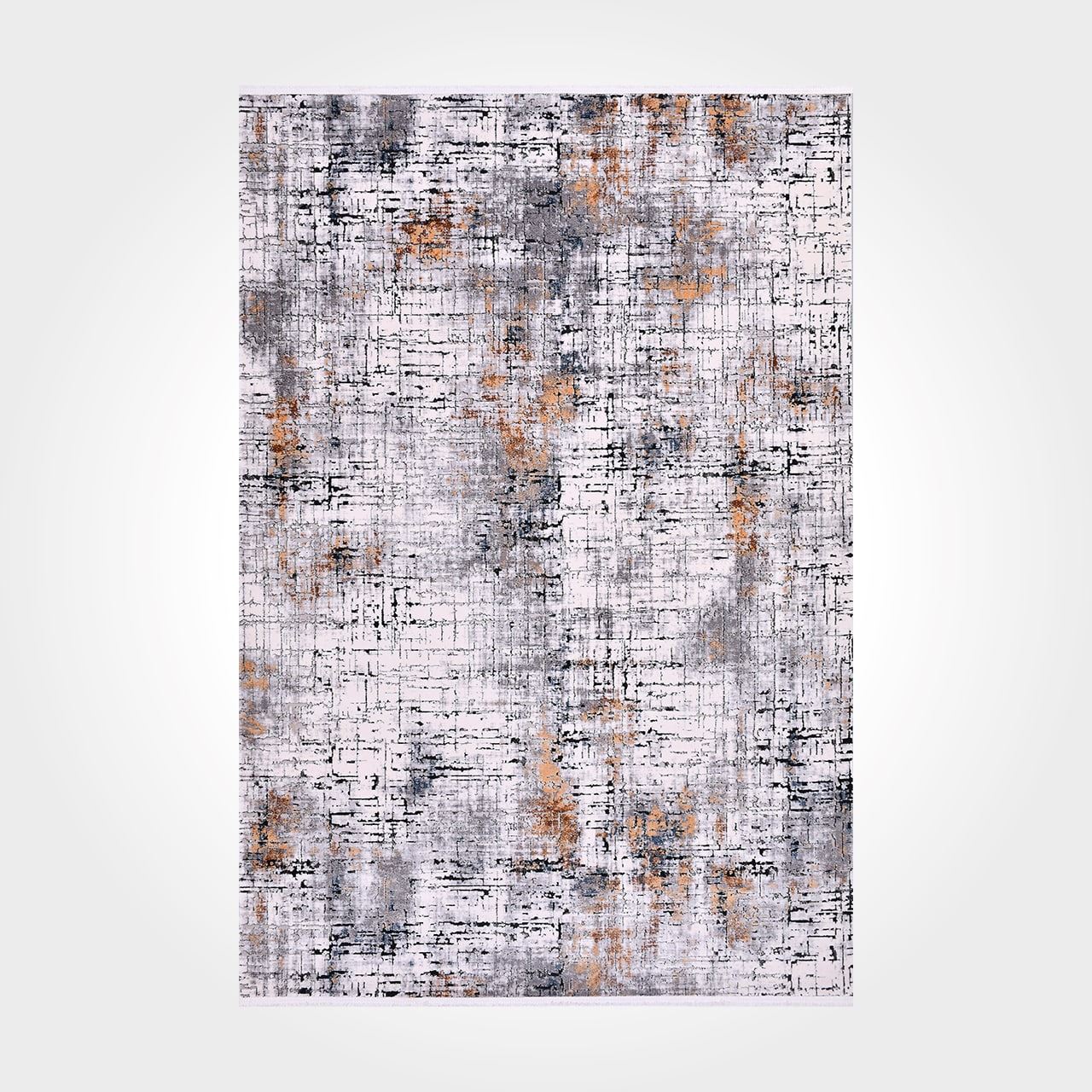 Gri Beyaz Modern Yolluk Halı - DK918107