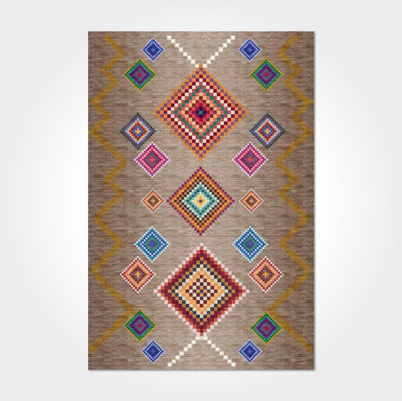 Multi Etnik Desen Kilim - DK82015