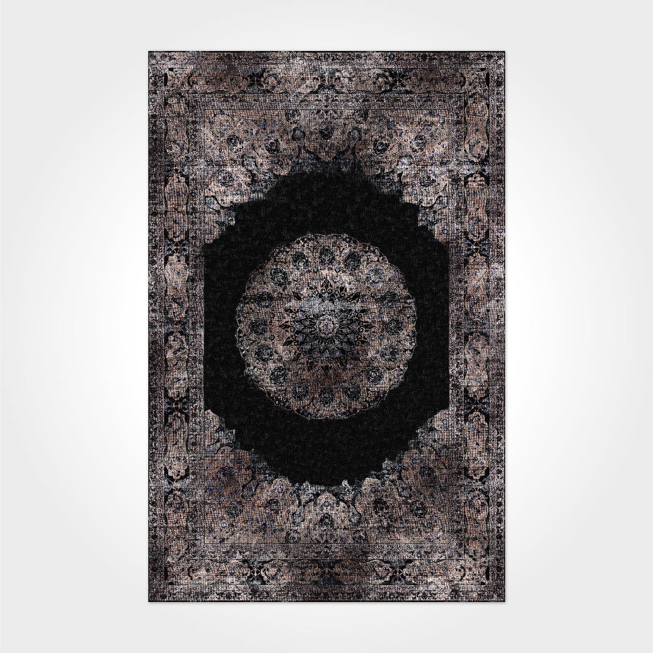 Kahve Antrasit Modern Kilim - DK82029
