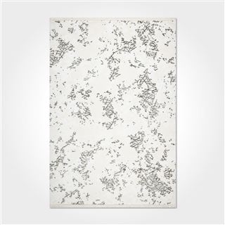Gri Beyaz Modern Oturma Odası Halısı - DK92101