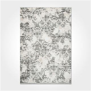 Gri Bej Modern Oturma Odası Halısı - DK92104