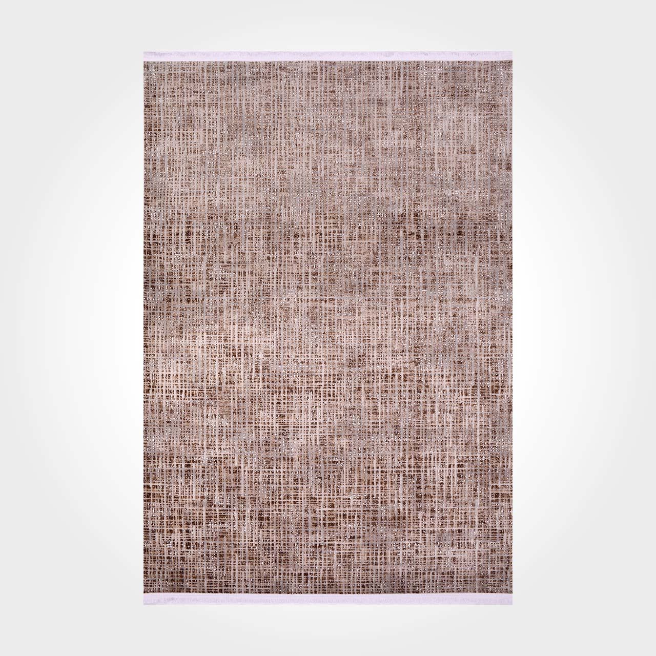 Kahve Gri Modern Halı - DK92304