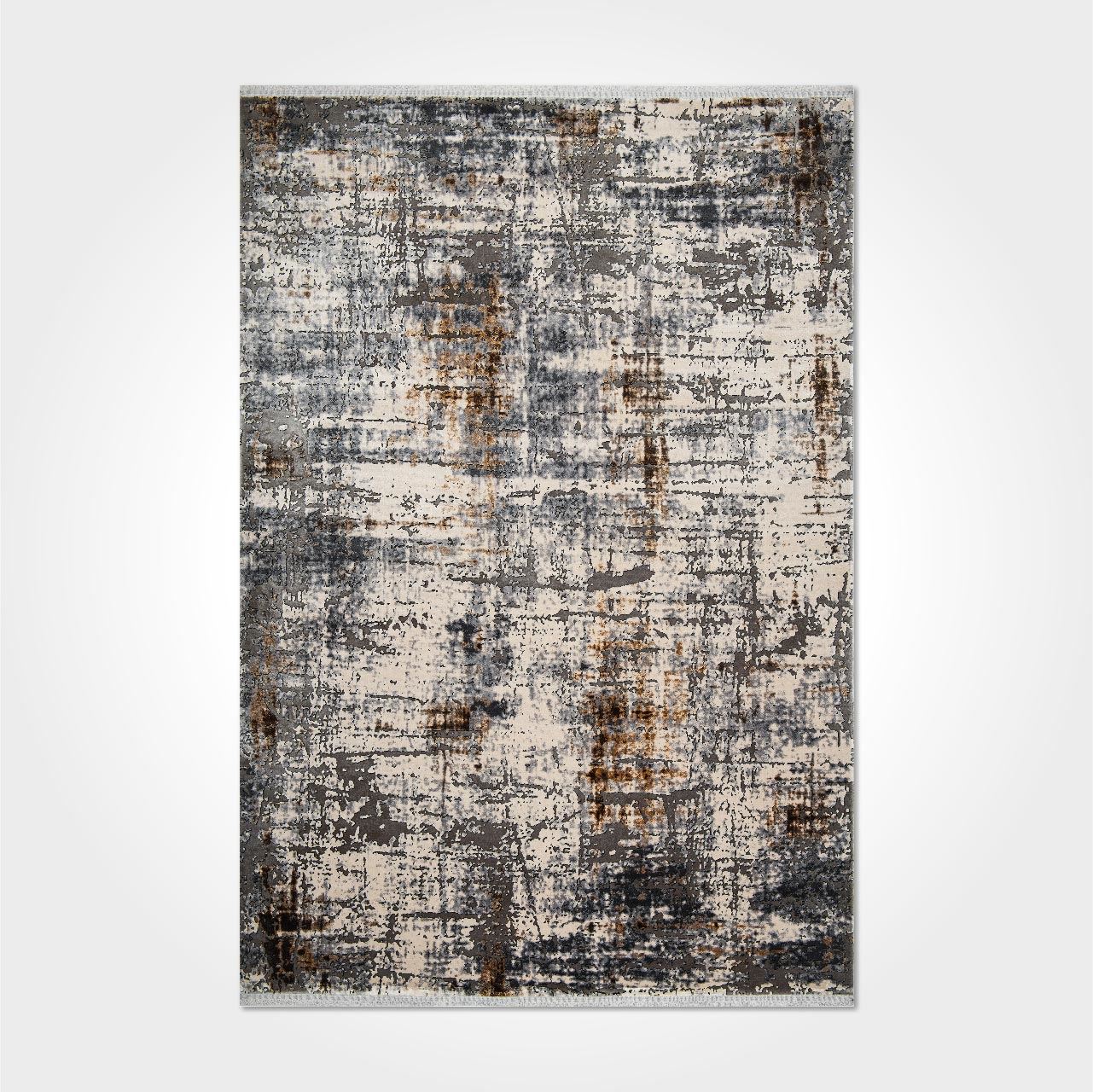 Gri Bej Üst Kalite Modern Halı - DK92601