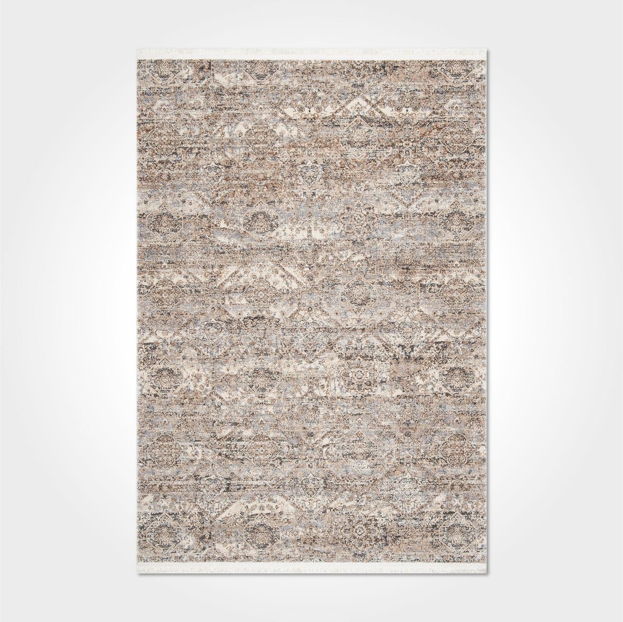 Bej Gri Üst Kalite Modern Halı - DK92602