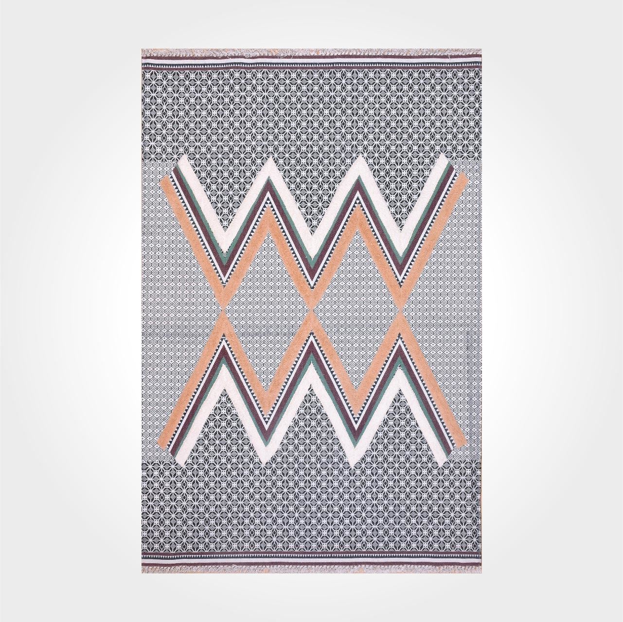 Lacivert Boho İskandinav Stil Kilim - DK84004