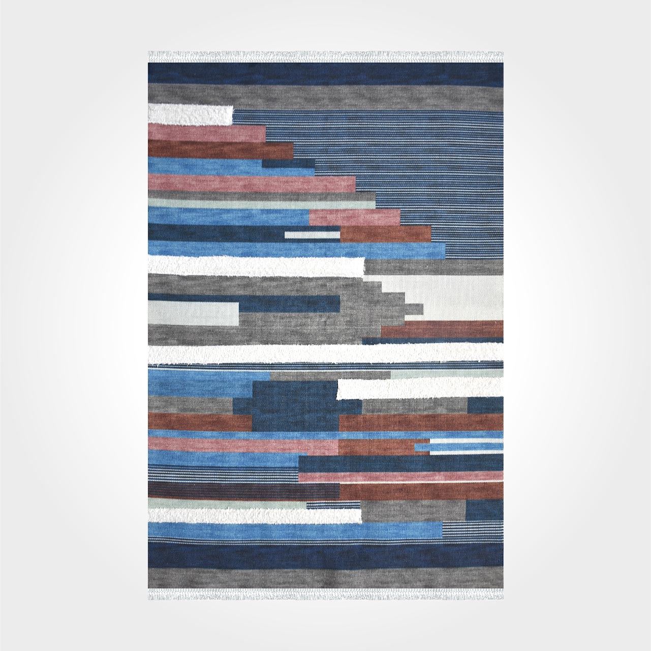Karışık Renk Yıkanabilir Kilim - DK84008