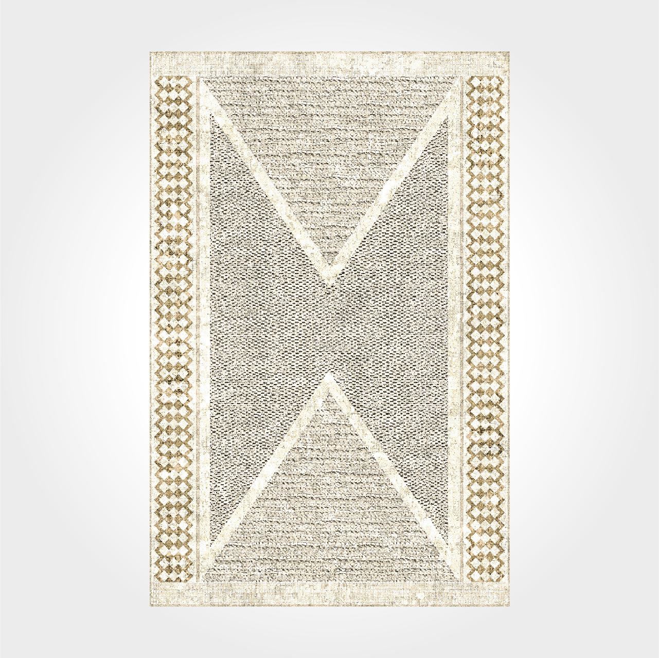 Bej Haki Yıkanabilir Kilim - DK84009