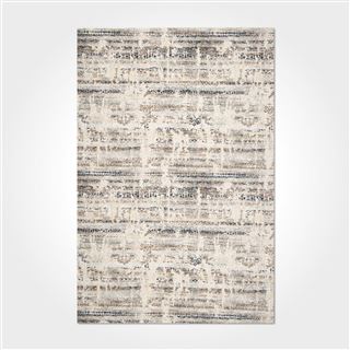 Gri Renk Modern Oturma Odası Halısı - DK9515
