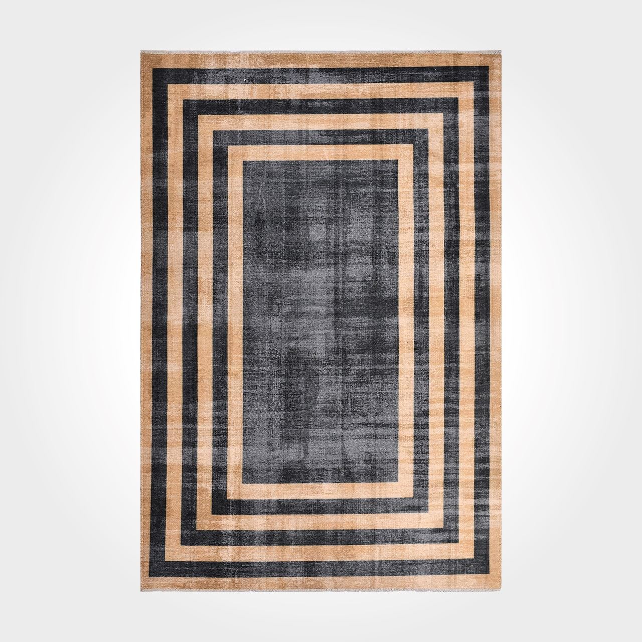 Antrasit Sarı Modern Kilim - DK85811