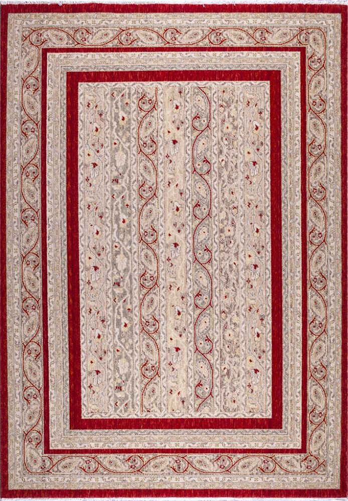 Dekozer Bordo Vizon Yün Halı - DK98017