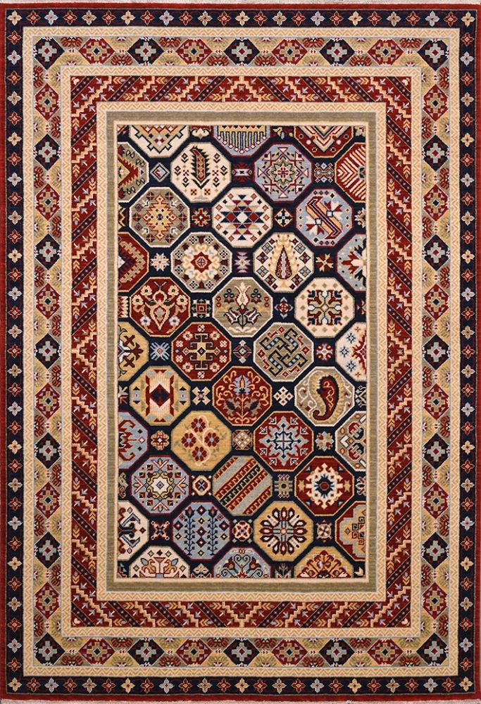 Dekozer Etnik Desen Yün Halı - DK98031