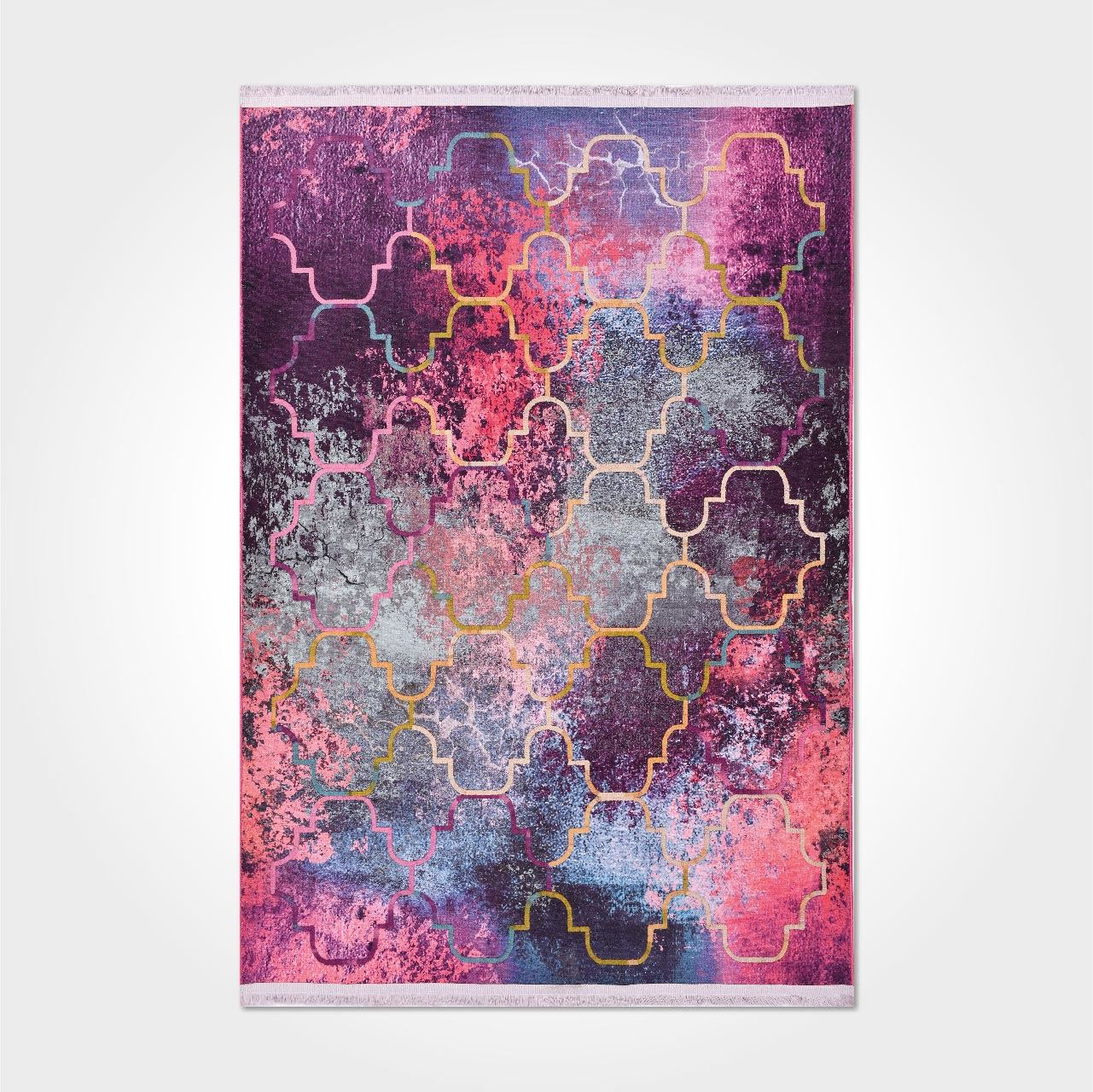 Multi Geometrik Desen Modern Kilim - DK8810