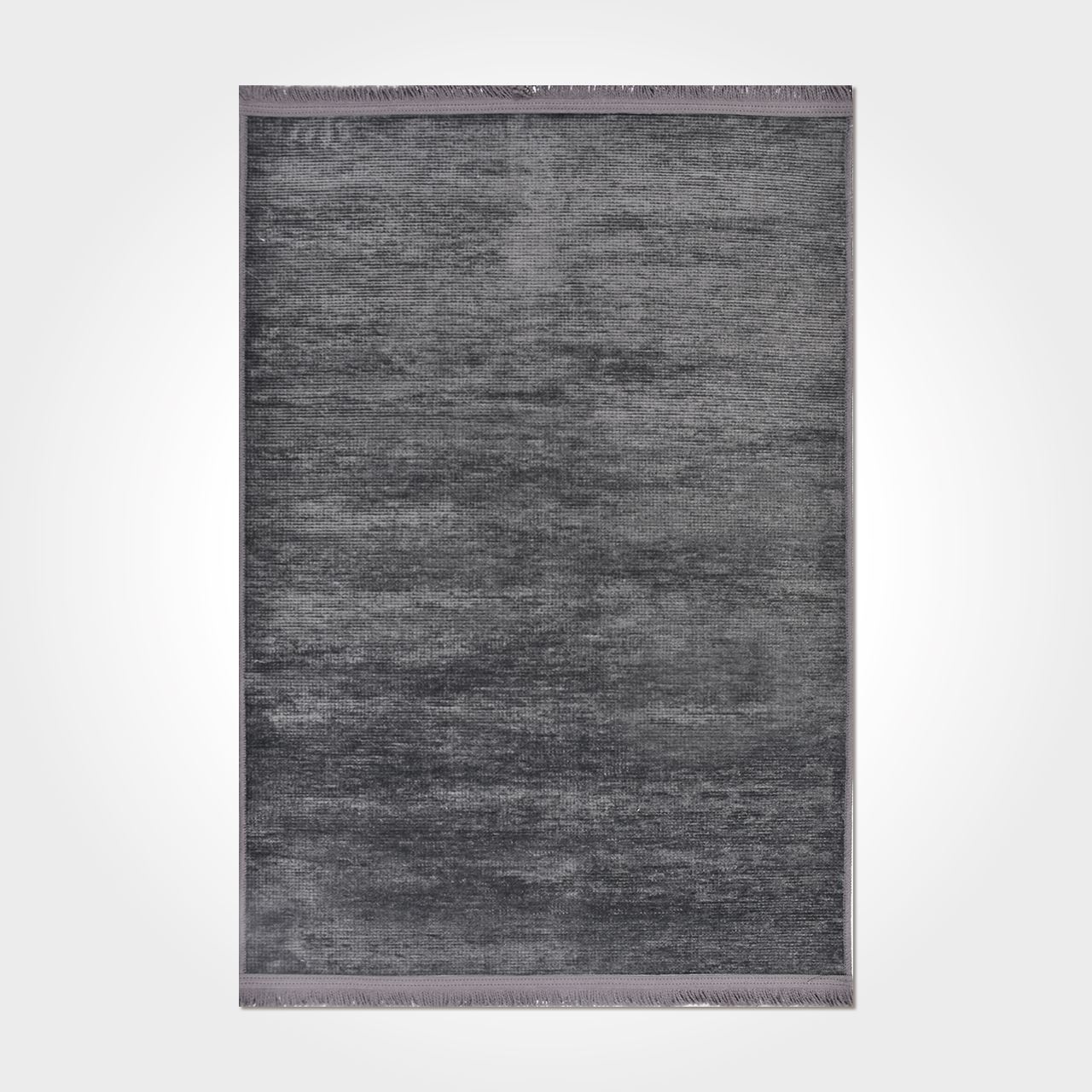 Antrasit Soft Renkli Kaymaz Tabanlı Modern Kilim - DK88206S