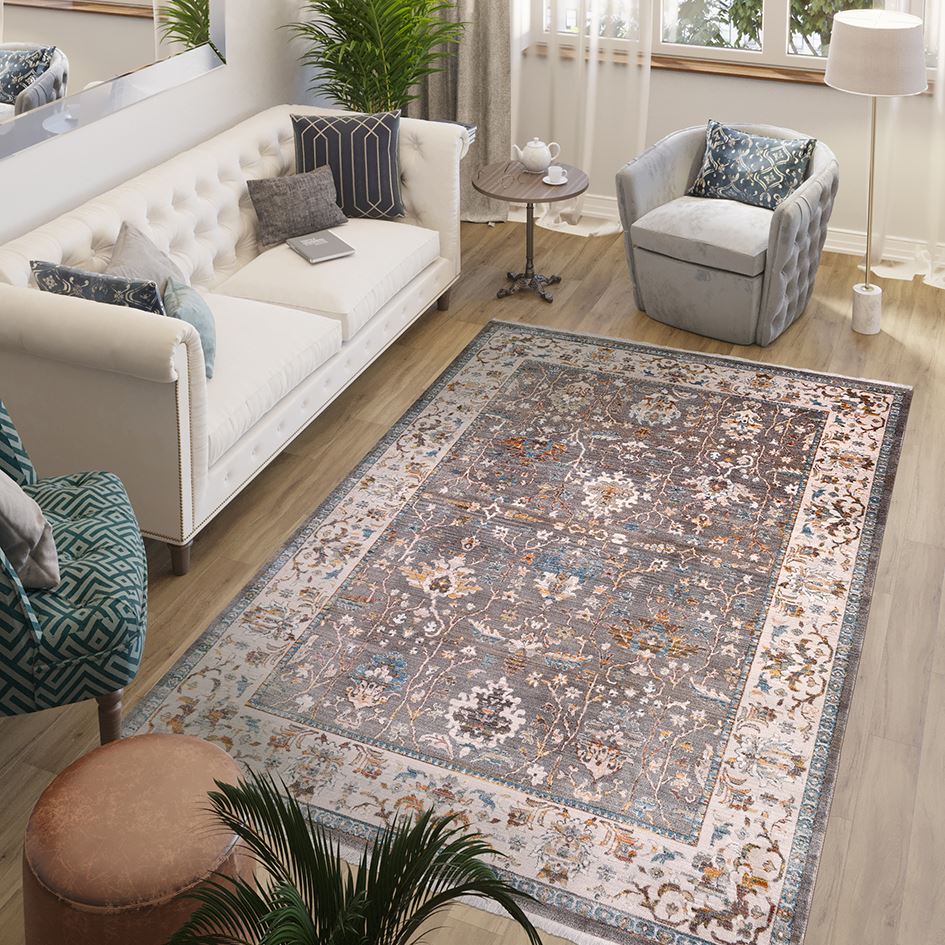 Etnik Desen Modern Salon Halısı - DK99031