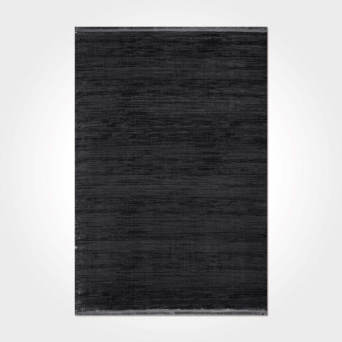 Siyah Trend Toz Tutmaz Modern Salon Halısı - DK99942