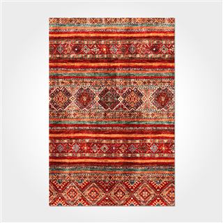 Dekozer Karışık Renk Otantik Desen Toz Tutmaz Baskı Kilim DKB1322